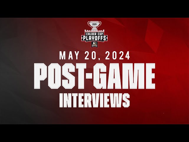 5 - 20 -24 | Post Game Interviews | Milwaukee Admirals