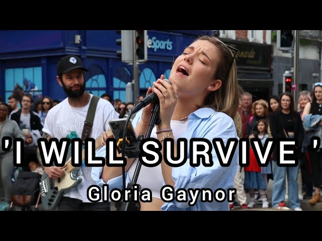 BEST VOICE IN THE WORLD! I Will Survive - Gloria Gaynor | Allie Sherlock cover & The3buskteers