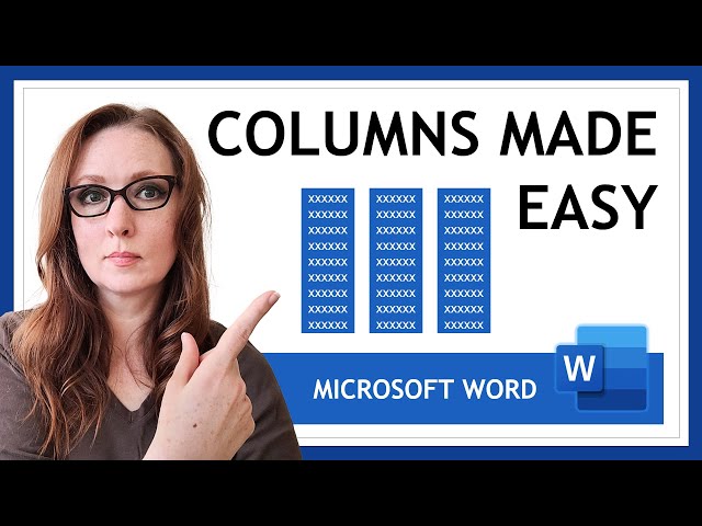 How to Create and Work with Columns in a Microsoft Word Document