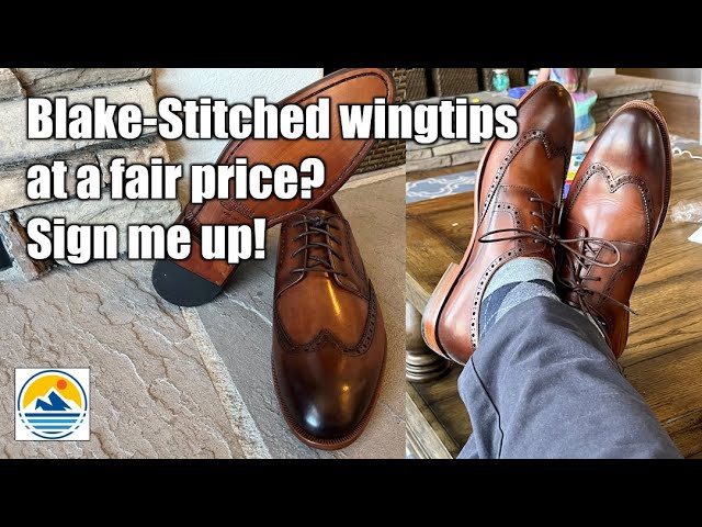 Warfield and Grand Rossen Wingtip Derby - A Blake-Stitched Shoe to rival Allen Edmonds and Alden?