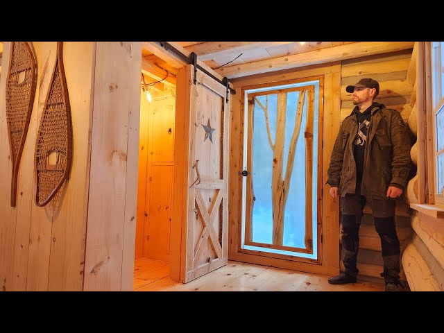 Building a Bathroom in my Log Cabin! / Ep104 / Outsider Cabin Build