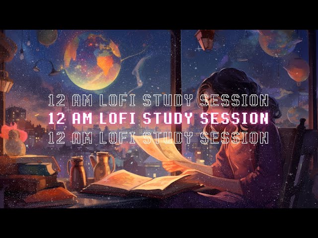 12 AM LOFI STUDY SESSION \\ LIMINAL LO-FI \\ SIT DOWN AND RELAX WHILE YOU STUDY