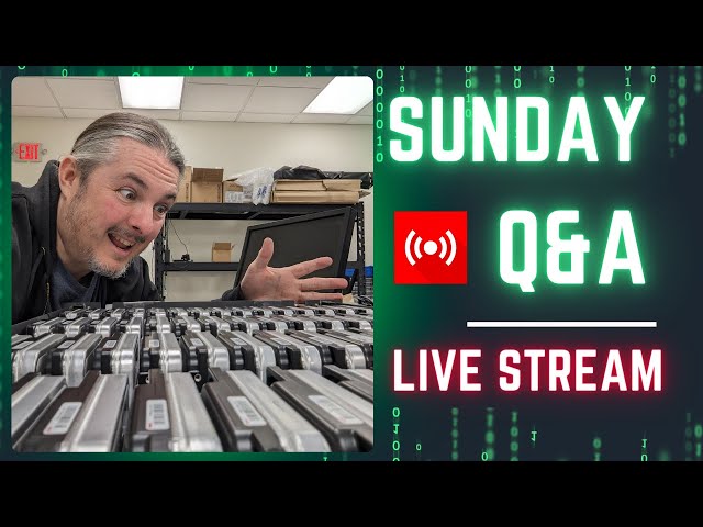 Sunday Live Q&A: TrueNAS, World Backup Day, Immutability, and Related Tech Topics