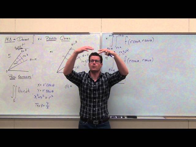 Calculus 3 Lecture 14.3:  Double Integrals over POLAR REGIONS