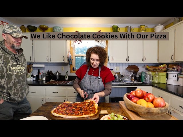 How I Make Pizza & No-Bake Chocolate Oatmeal Cookies