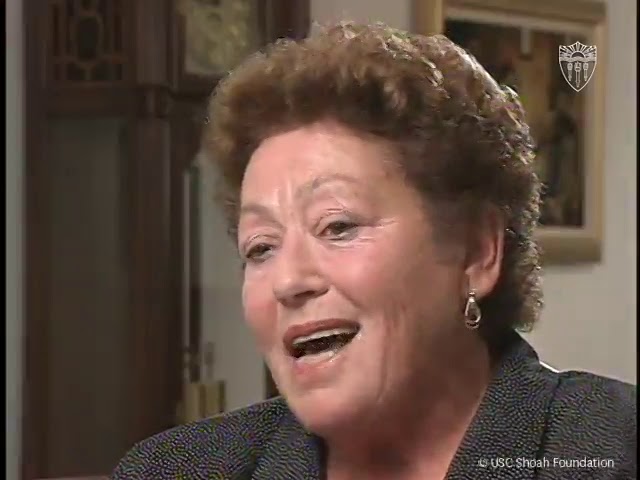 Jewish Survivor Eva Braun Testimony | USC Shoah Foundation