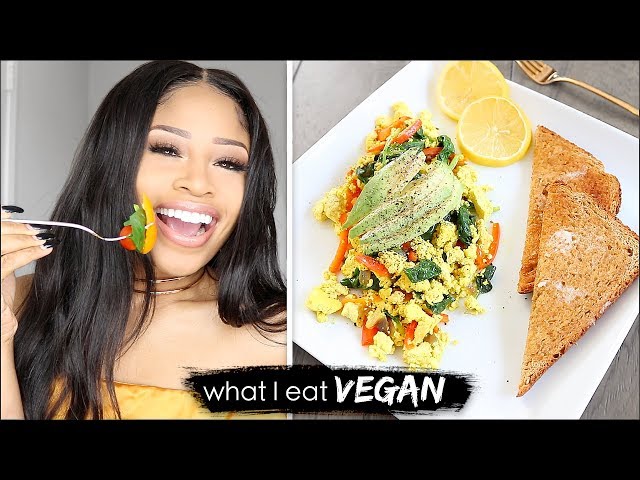 HELLA BOMB VEGAN FOOD!  ➟  What I Eat In A Day 👍