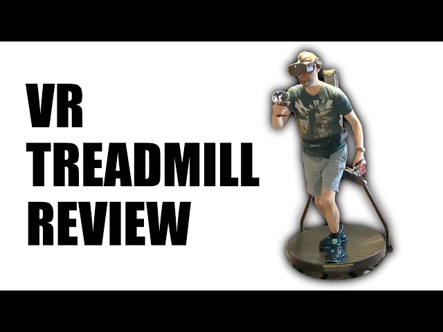 Experiencing a VR treadmill