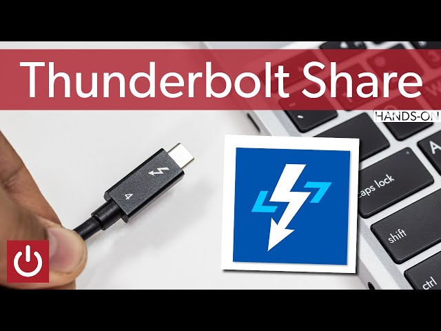 Thunderbolt Share Just Killed Your Thumb Drive