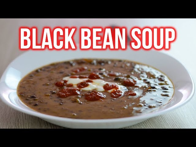 30-Minute Black Bean Soup Recipe