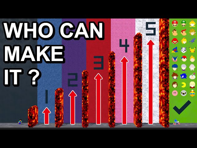 Who Can Make It? Lava Walls Tierlist - Super Smash Bros. Ultimate