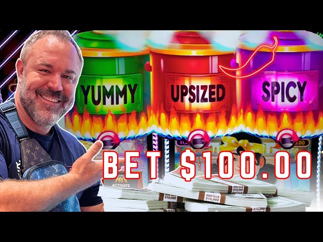 $100 Bet And We Land All (3) Flaming Hot Pots TWICE!