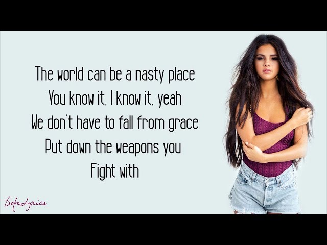 Selena Gomez - Kill Em With Kindness (Lyrics)
