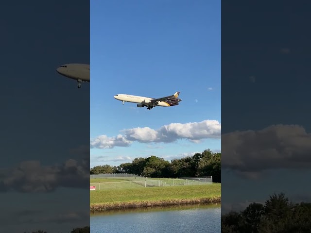 UPS MD-11F Landing at Orlando #plane #planes #planespotting #airport #airplane #aircraft #flight