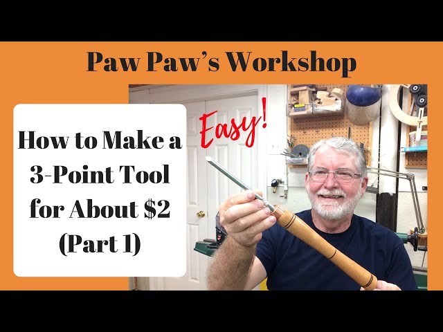 How to Make a Three Point Turning Tool (Part 1)