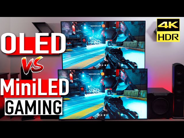 Mini LED vs OLED Gaming 2019 | TCL 8-Series vs Sony A8G TV HDR Gaming Comparison