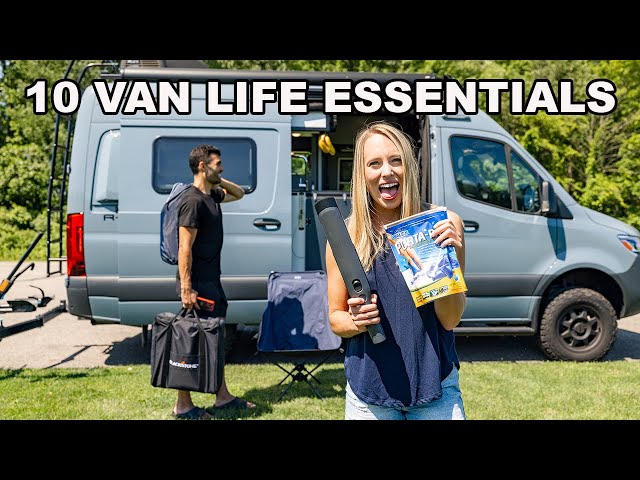 10 VAN LIFE ESSENTIALS | Must-Have Packing List Items (Winnebago Revel) Applies to all Vans / RVs