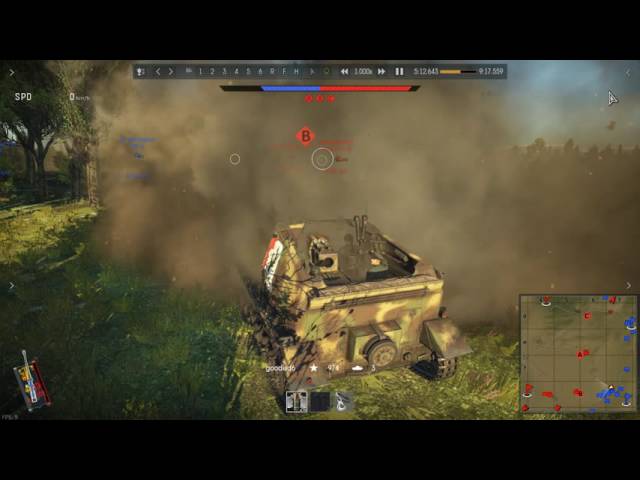 WT-Tank EP83 |Fields of Normandy|Dicker Max|Ostwind|Player View|2016