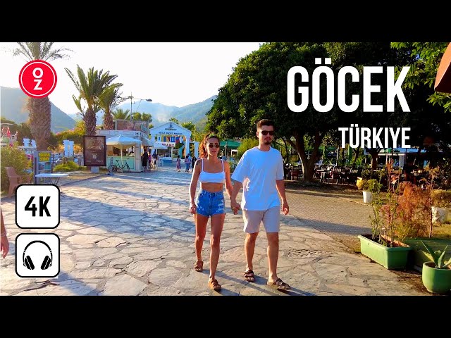 GÖCEK - Türkiye 🇹🇷 4K Walking Tour | Aegean Sea | Fethiye