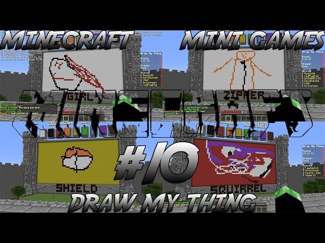 Minecraft Mini Games #9 Draw My Thing