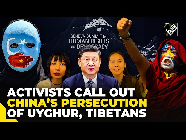 Activists denounce China’s atrocities, call for ending Uyghur and Tibetan oppression