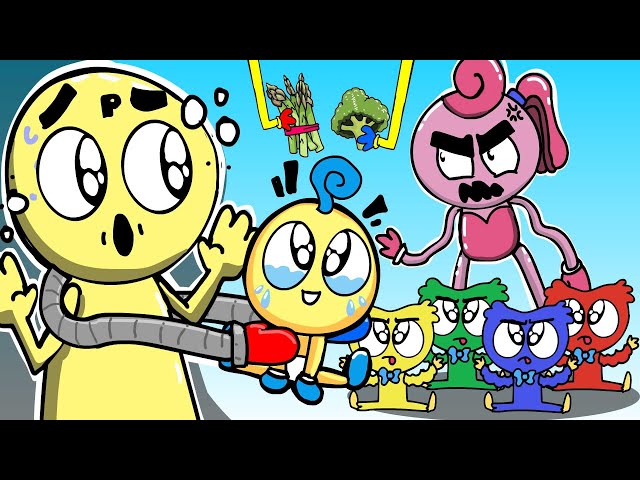 BABY LONG LEGS IS STOLEN BY PLAYER! 2 | Poppy Playtime Chapter 3 Animation Compilation | Cartoon