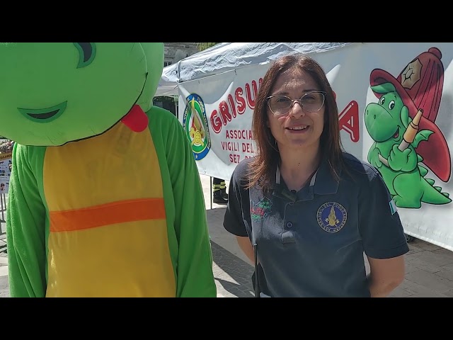 Grisulandia: l'intervista a Mariangela Sforza, presidente di sezione dei Vigili del fuoco volontari