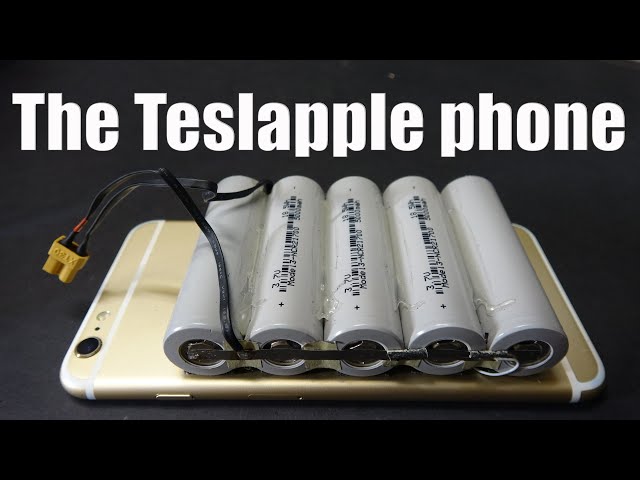Make the world's biggest iPhone battery: The 25,000mAh Teslapple phone!