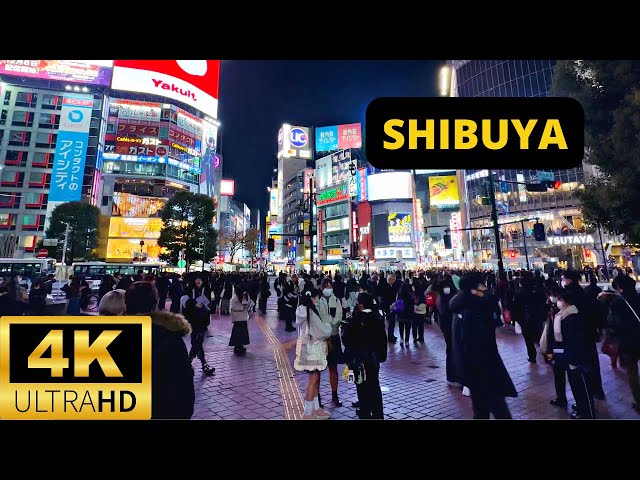 TOKYO, JAPAN 🇯🇵 [4K] SHIBUYA — 1 HOUR Walking Tour