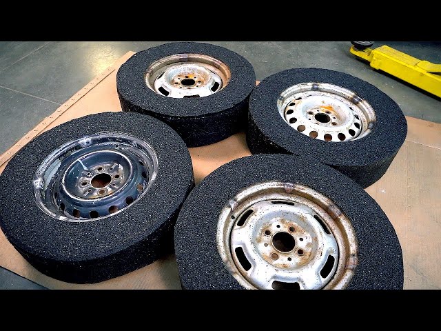 We use rubber turf to make airless run-flat tires