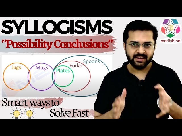 Syllogism - 5 (Learn how to deal with "possibility" type conclusions in syllogism problems)