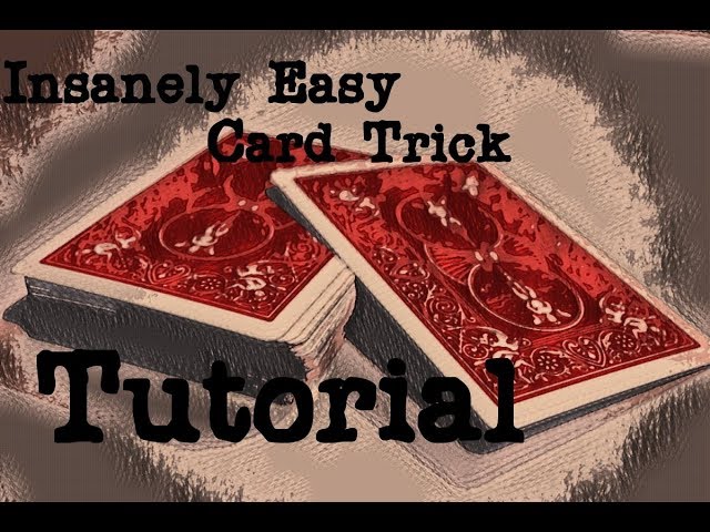INSANELY EASY and MIND BLOWING Card Trick TUTORIAL!