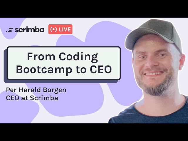 Ask an Expert: From Coding Bootcamp to tech startup CEO with Per Harald Borgen