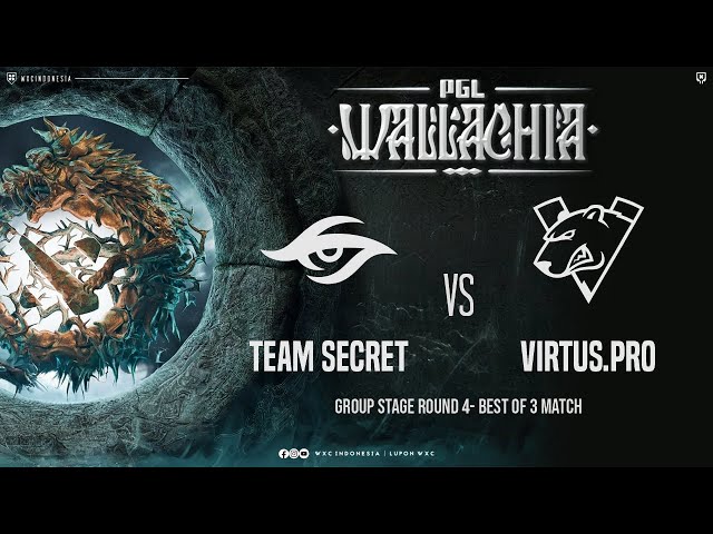 [Official Bahasa] Team Secret vs VirtusPro - Swiss Stage - PGL Wallachia @anonimdt
