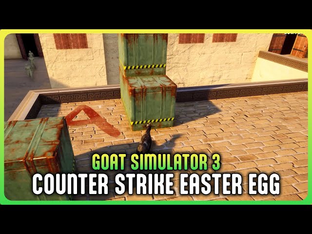 GOAT SIMULATOR 3 - Counter Strike Easter Egg (Dust 2 Easter Egg)