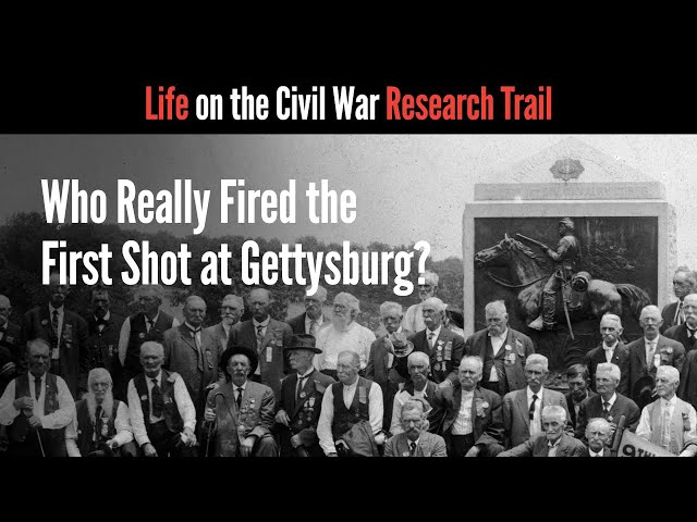 Who Really Fired the First Shot at Gettysburg?
