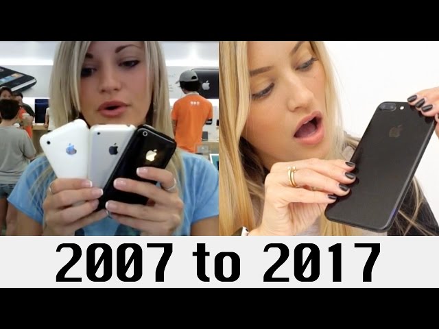 10 Years of iPhones | iJustine