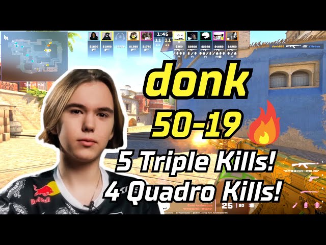 50Kills! donk (50-19) (mirage) | FACEIT Ranked | Jan 24, 2024 | CS2 POV/demo