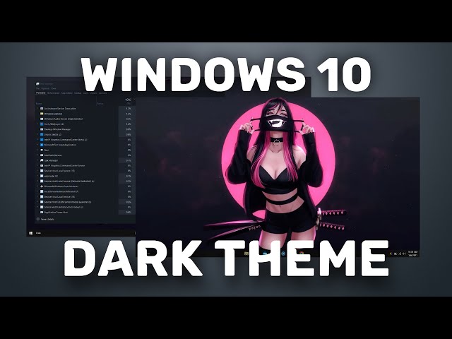Customize Your Windows 10 Desktop! (BEST Dark Theme)