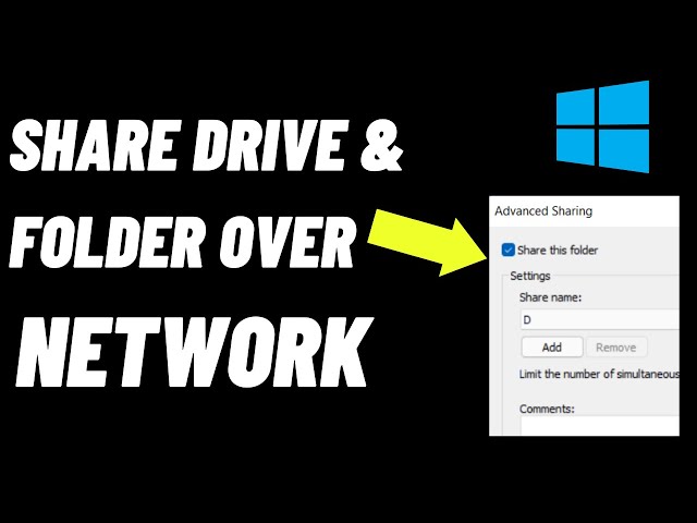 How to Share Folders & Drives from one Computer to another Computer - Windows 10/11