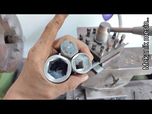 How to make hexagon hole in a socket wrenches