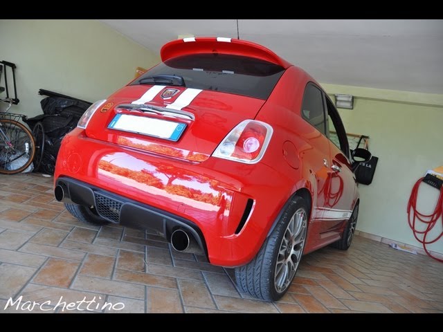 Abarth 500 LOUD Sound - Cold Start and Rev