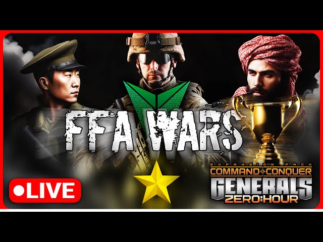 $1,100 FFA Wars Tournament - Set 1 - Hosted by Community Outpost | C&C Generals Zero Hour