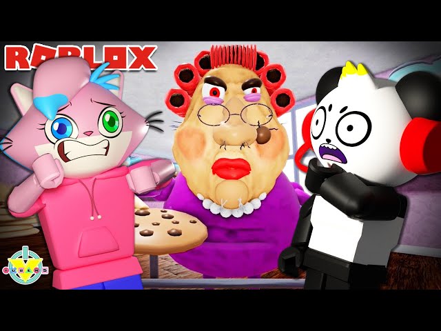 Escape Evil Grandma with Combo Panda and Alpha Lexa!!