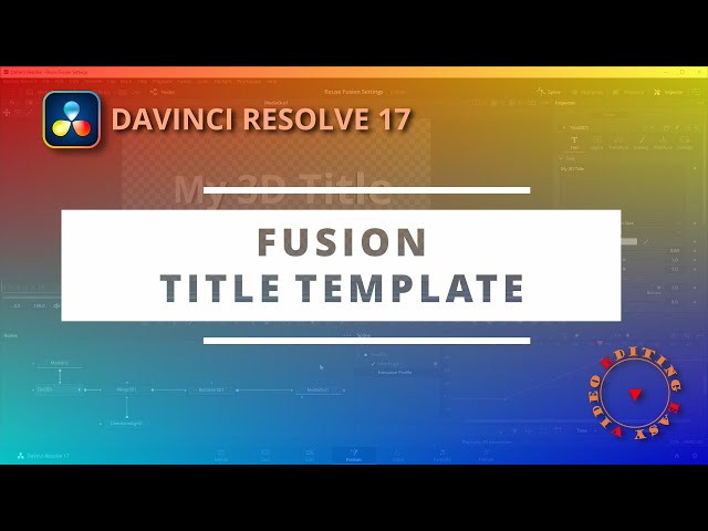 How to Create Fusion Macro Template in DaVinci Resolve