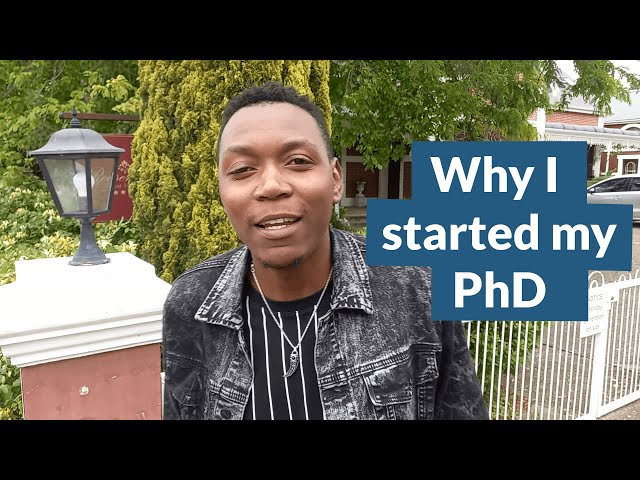 Why did you want to do a PhD? - #PhDThoughts by Jabulani Shaba