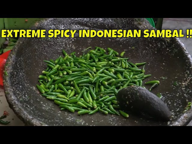 INSANELY Spicy Chicken, Sambal Pecak Mas Bray | Indonesia Street Food