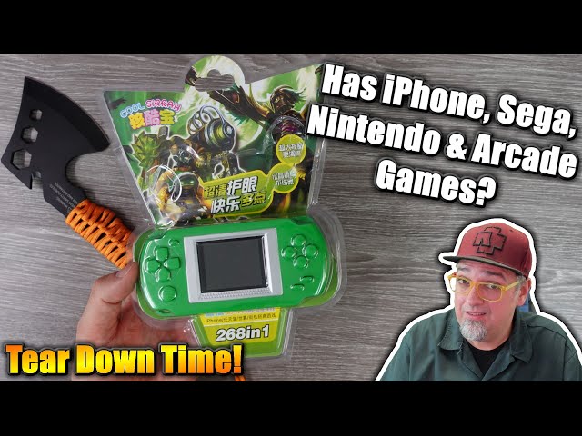 This Cheap Chinese Handheld Has 268 iPhone & Arcade Games? & How To Properly Teardown This Crap!