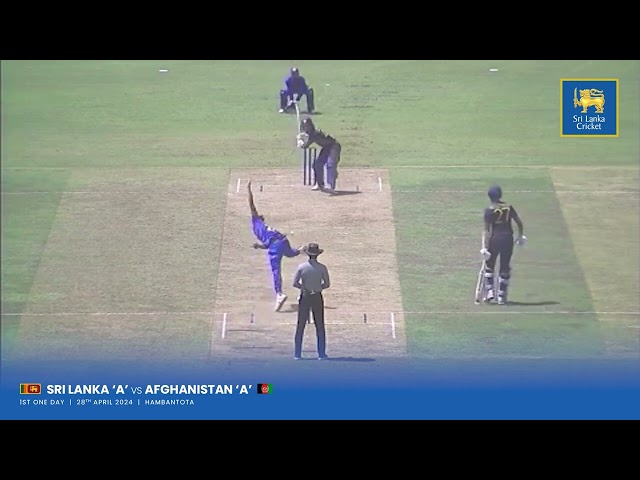 Bilal Sami's Stunning Four-Wicket Haul against Sri Lanka 'A' | Afghanistan 'A' tour of Sri Lanka