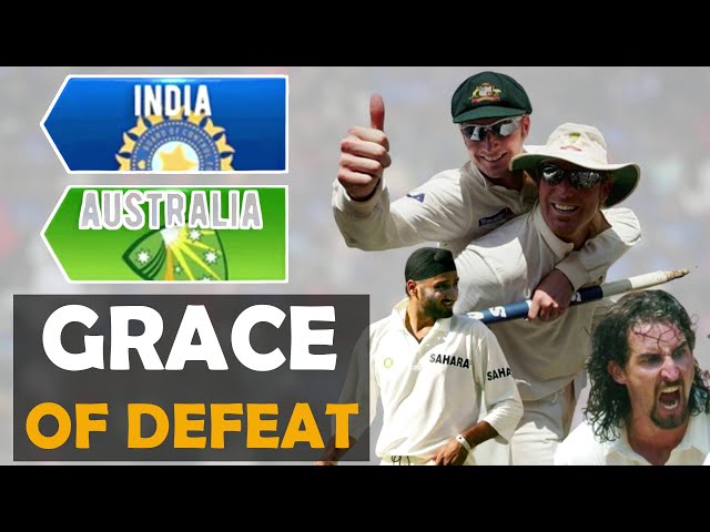The Saving Grace of Defeat | India vs Australia | Bengaluru | 1st Test 2004 | Highlights